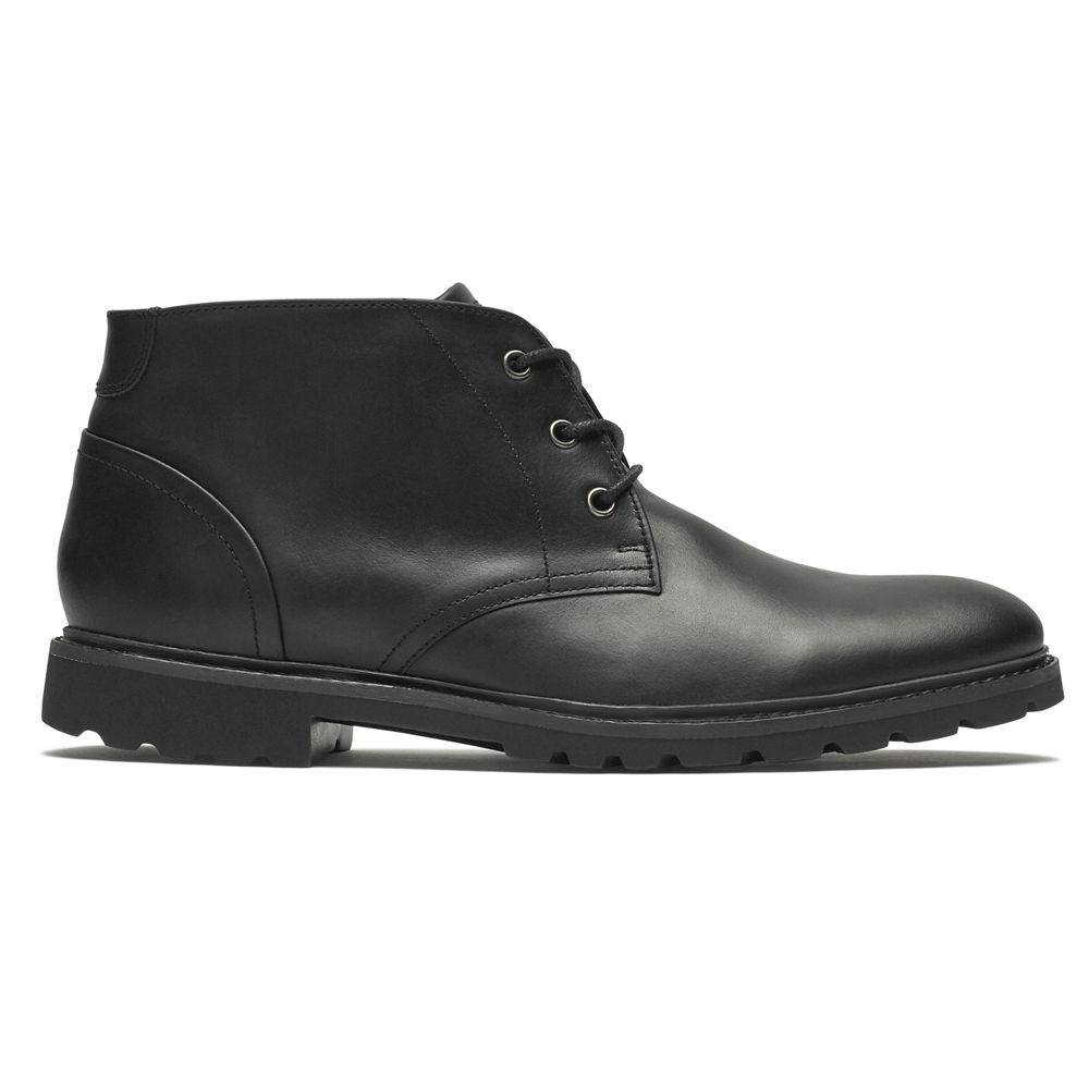 Rockport Støvler Herre Svart - Sharp & Ready Chukka - SVDM03912